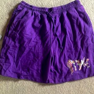 large size prince purple sweatpants